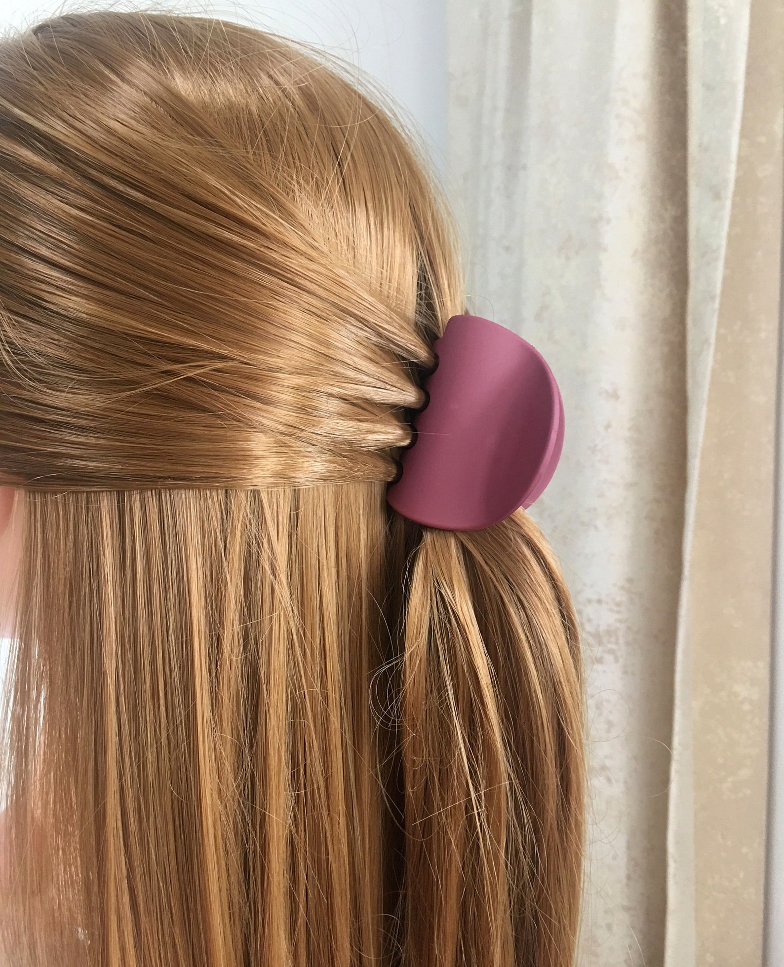 Small/Mid Large Matte Hair Claw ClipHair Claw Clips For Thin Etsy