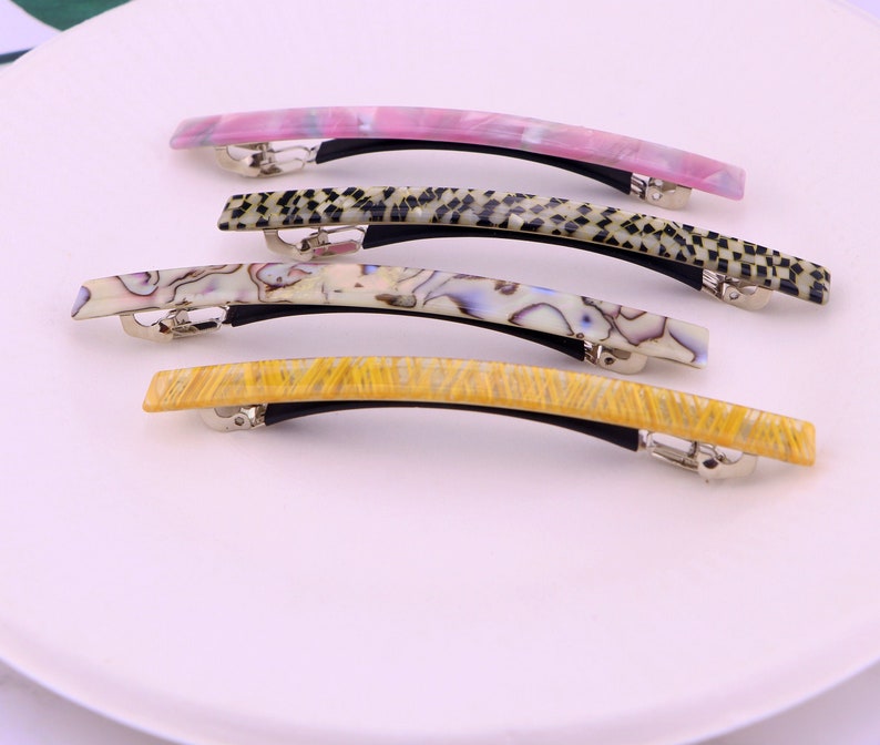 Long Hair Barrette for Thick Hair Thin Hairhair Barrettes Etsy