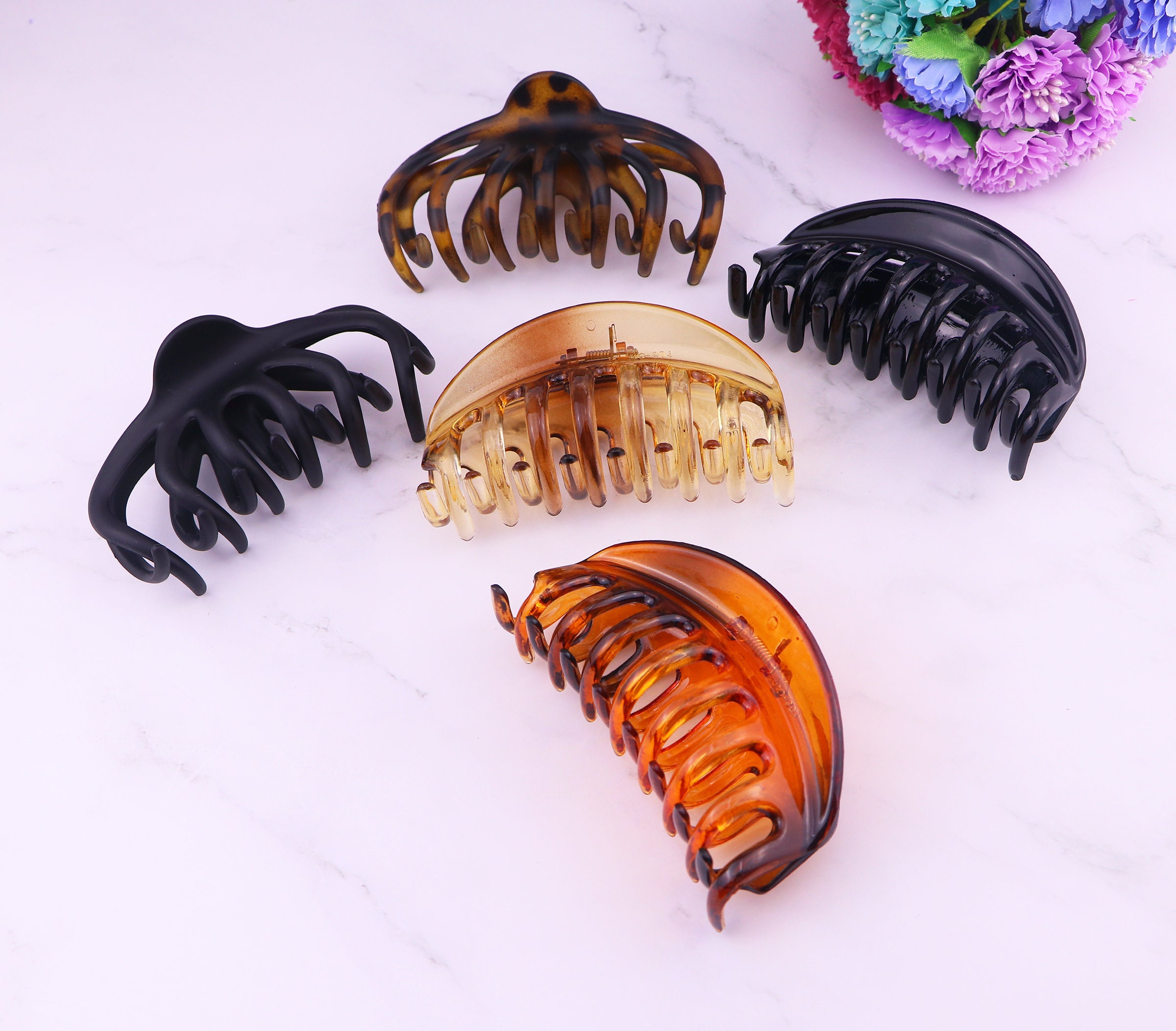Extra Large Matte Hair Claw ClipHair Claw Clips For Thick Etsy