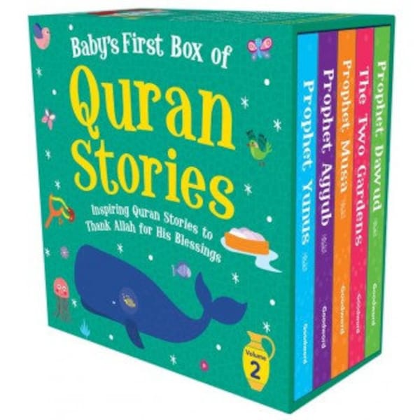 Baby's First Box Of Quran Stories - Box 2- Islamic Story Book For Muslim Children Kids