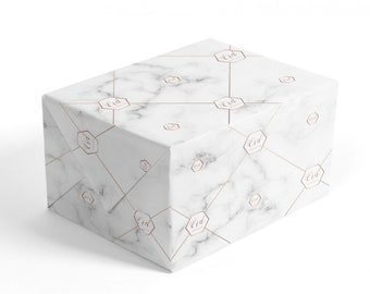 Eid Mubarak Marble Wrapping Paper - Eid Gifts, Eid Gifting, Eid Mubarak Wrapping Paper