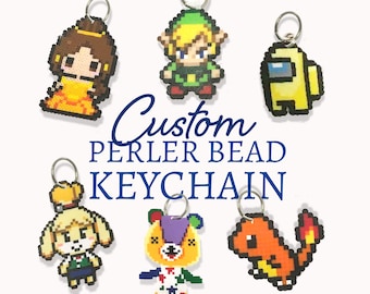 Custom Perler Bead Key Chain