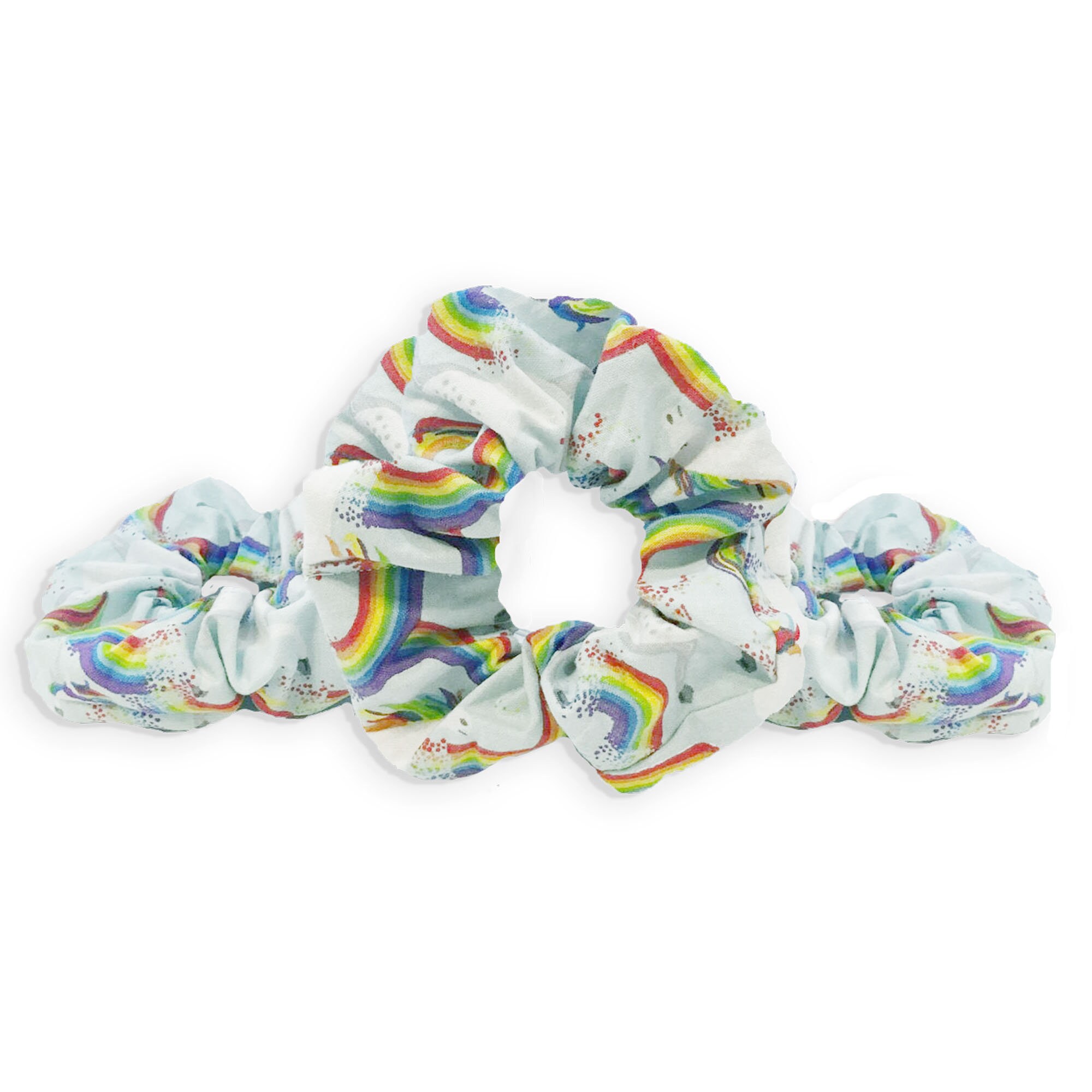 Unicorn Rainbow Scrunchie Hair Accessory Etsy
