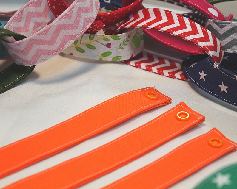 great for kids Plain Orange Fabric Chain Pack of 3 decorate your house Learning tool