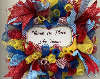 The Wizard Of Oz Deco Mesh Wreath