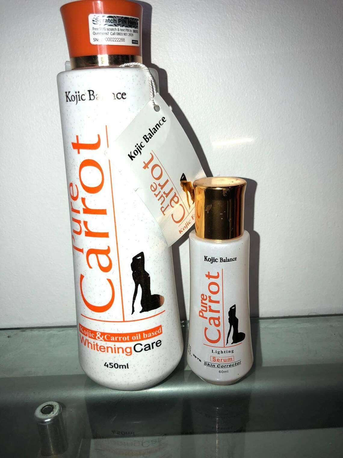 Pure Carrot Gold Kojic Balance Whitening Lotion and Serum Etsy