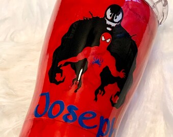 Inspired by Spiderman Kids Custom Tumbler