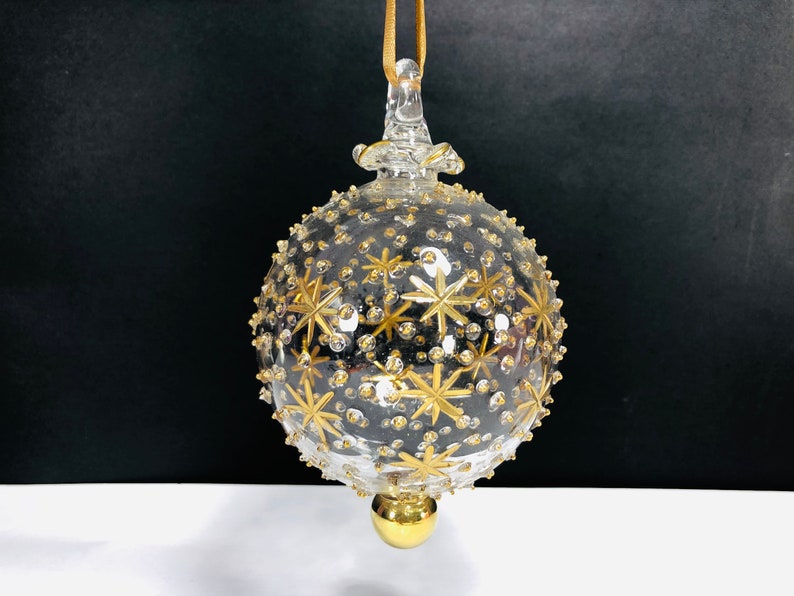 Egyptian Hand Blown Glass Christmas Ornament Decorative by 14 Etsy