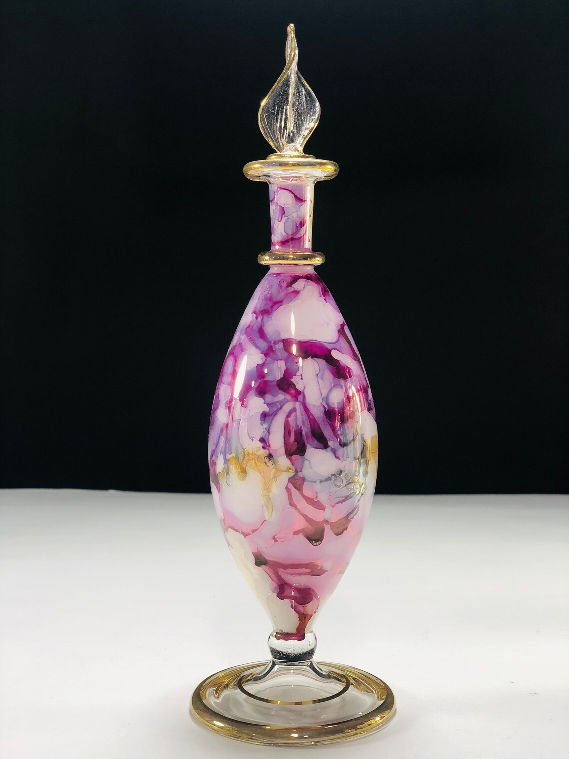 Egyptian Hand Blown Glass Perfume Bottles Decorative by 14 Etsy