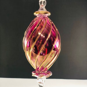Egyptian hand blown glass Christmas ornaments decorative by 14k gold Egyptian glass Egyptian ornaments mouth blown glass ornament