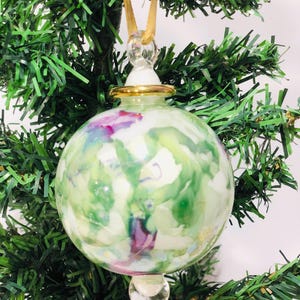Egyptian hand blown glass Christmas ornament decorative by 14k gold (this price for one only single ornament) Egyptian ornaments