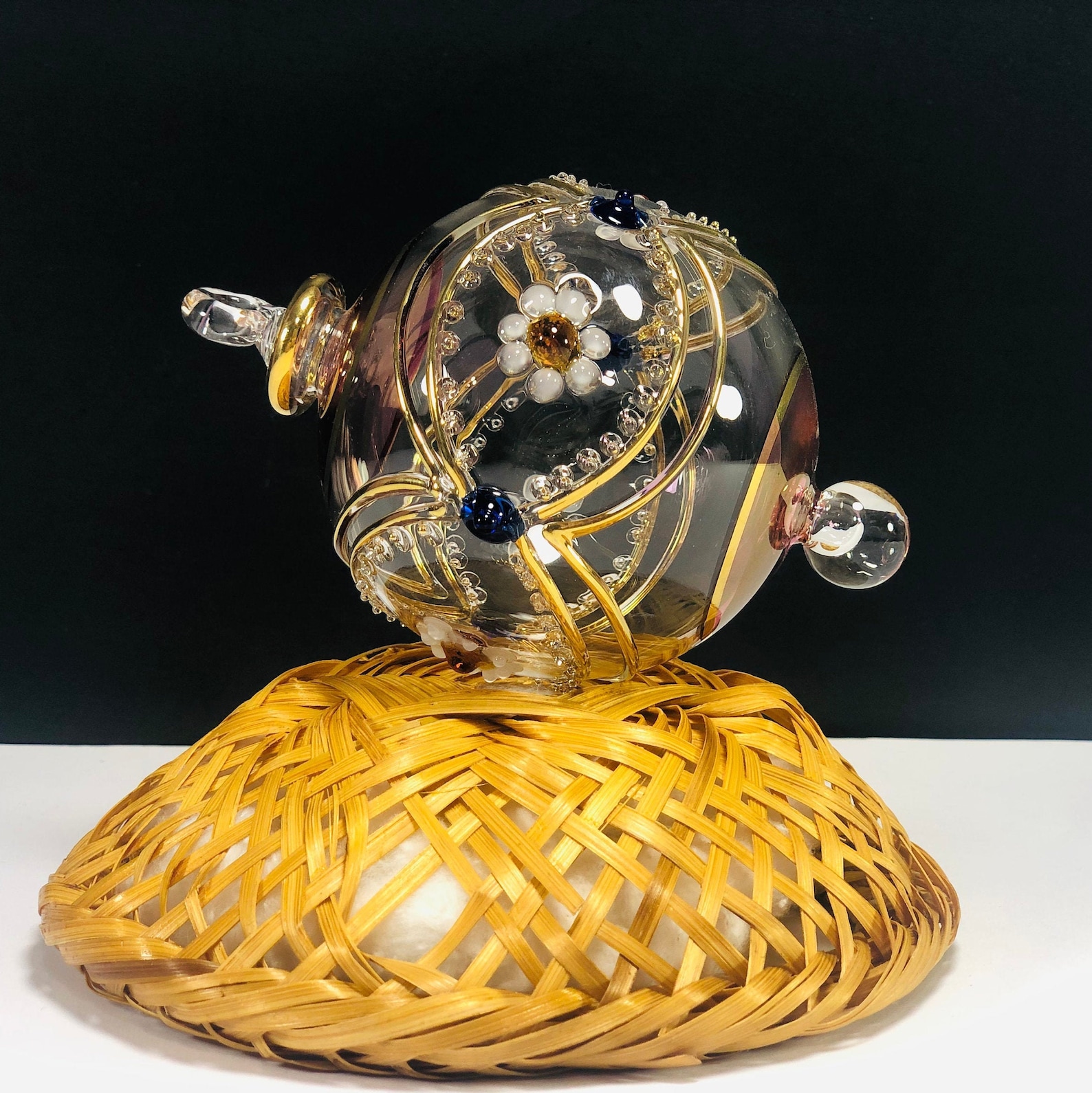 Egyptian Hand Blown Glass Christmas Ornaments Decorative by Etsy UK