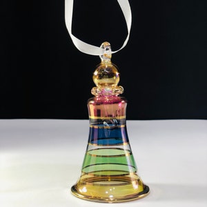 Egyptian hand blown glass Christmas ornaments decorative by 14k gold Egyptian glass Egyptian ornaments mouth blown glass ornament
