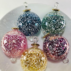 Luxury Egyptian hand blown glass Christmas ornaments decorative by 14 kart gold Egyptian decor