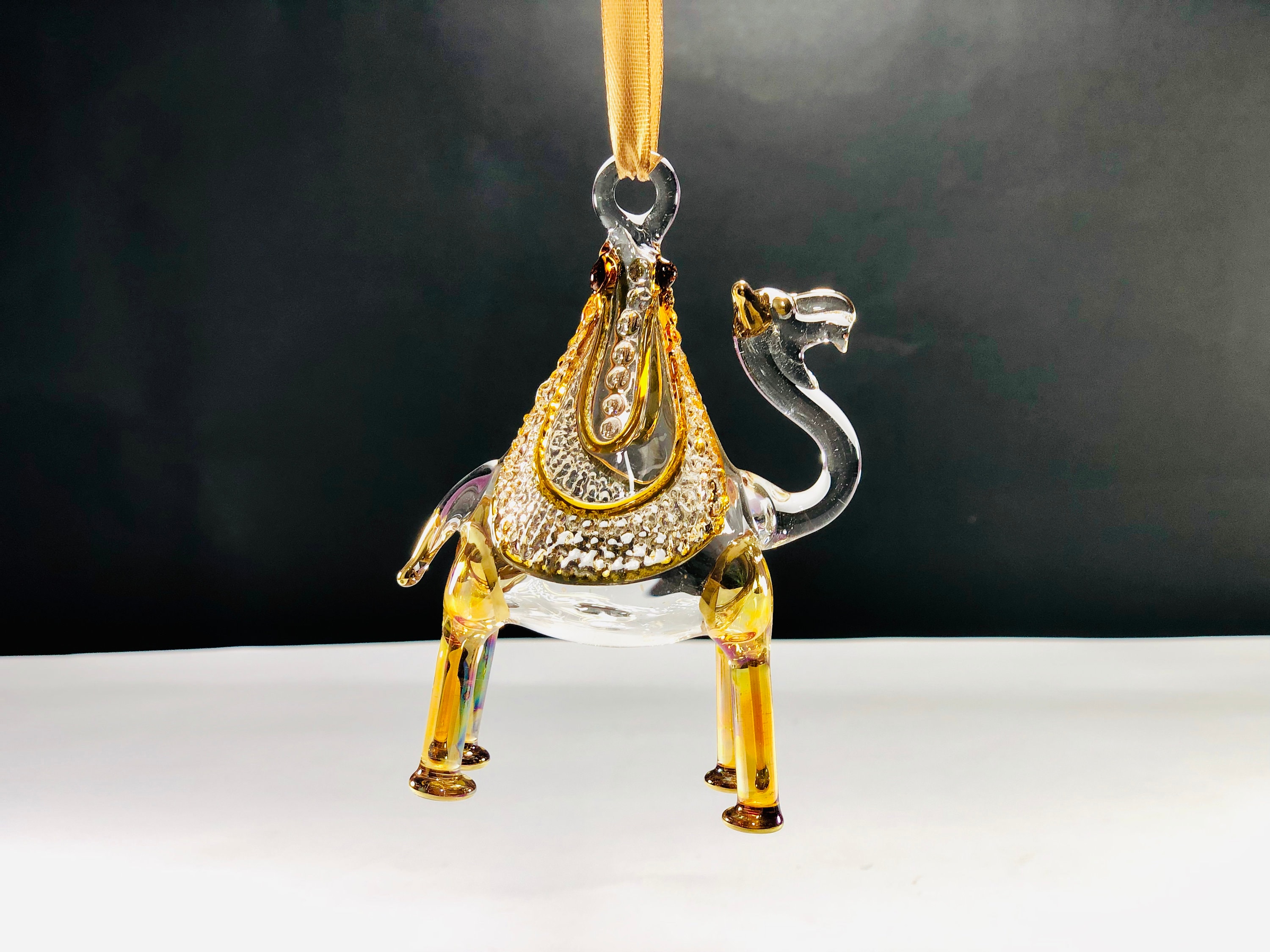 Egyptian Hand Blown Glass Christmas Ornaments Camel Glass Etsy