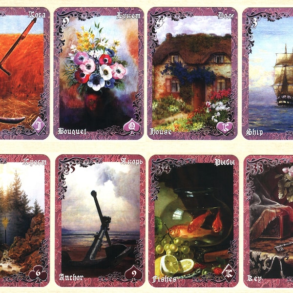Lenormand Deck Printable - Etsy