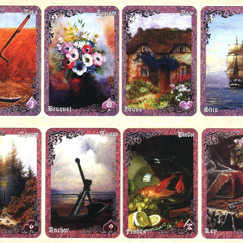 Lenormand Deck Printable - Etsy