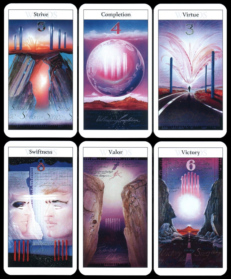 rohrig tarot deck tarot digital 78 tarot cards gift link etsy