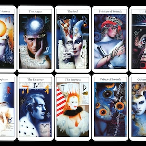 Rohrig Tarot deck | Tarot Digital | 78 Tarot cards + Gift link | Printable