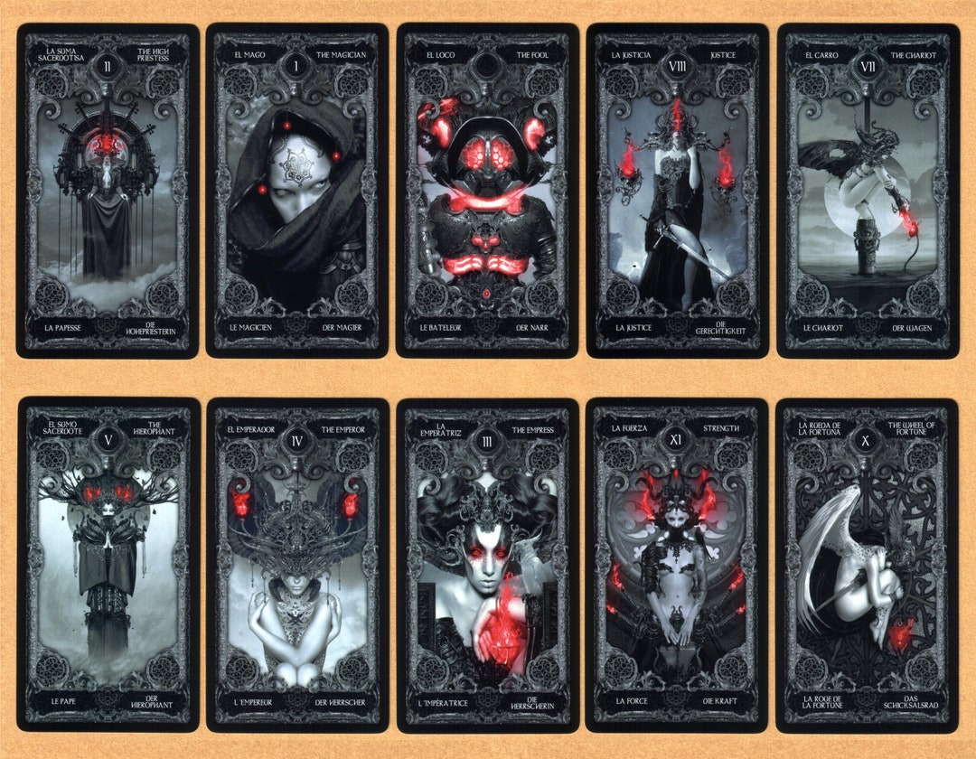 78 Digital Tarot Gift Link 78 Cards Tarot by Nekro 13 Tarot Deck Tarot