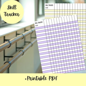Skill Tracker Printable