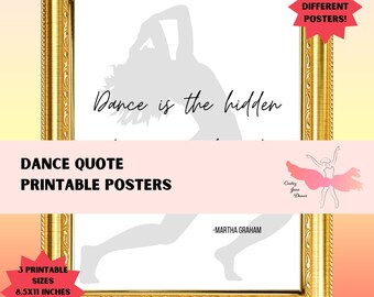 Dance Quote Printable Wall Art