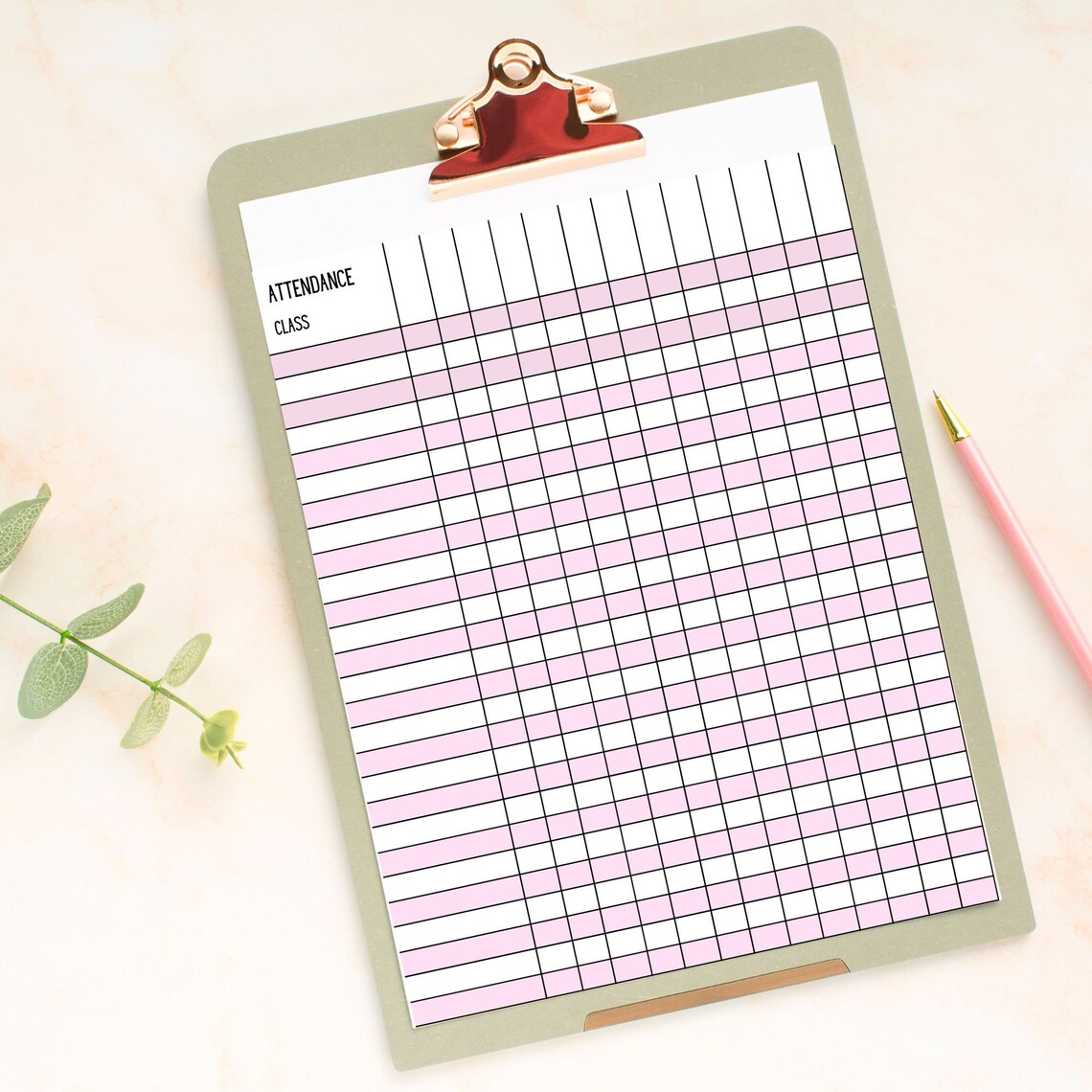 Classroom Attendance Printable - Etsy