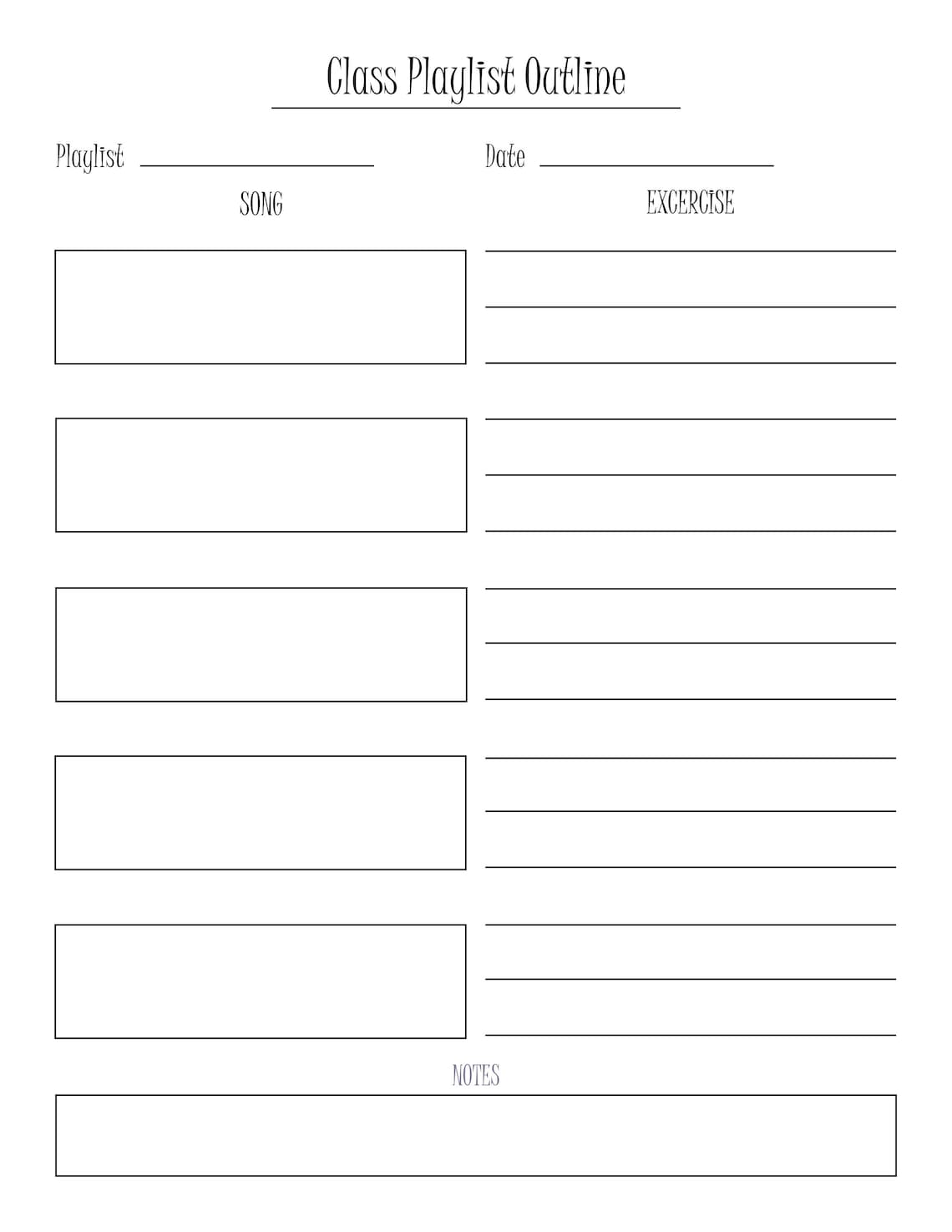 Dance Teacher Lesson Planning Pack Etsy