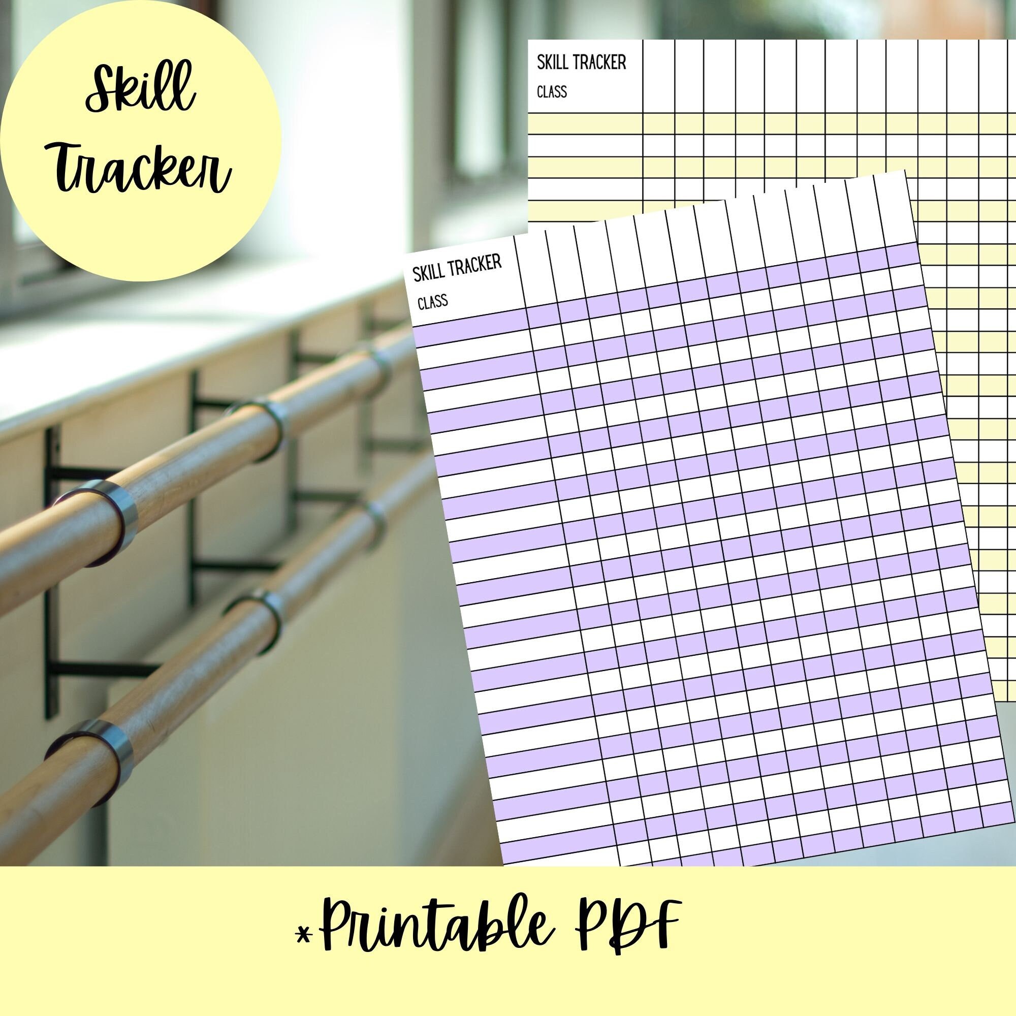 Skill Rack Tracker Skill Tracker Printable - Etsy