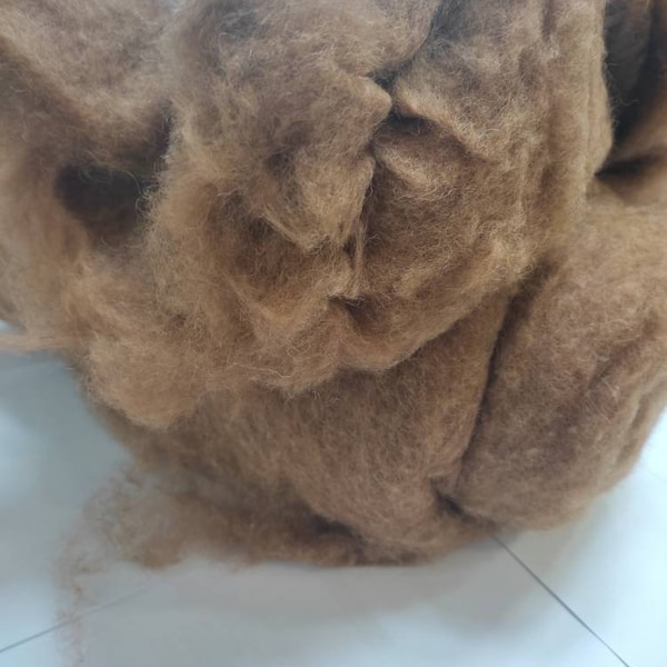 Baby camelhair / camel wool/ camel dehaired wool/ camel carded wool/ dehaired baby camelhair
