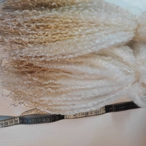 Wensleydale serrature in pile grezzo lana naturale lavato in pile WENSLEYDALE molto lungo/ teeswater/ serrature lucenti wensleydale immagine 1
