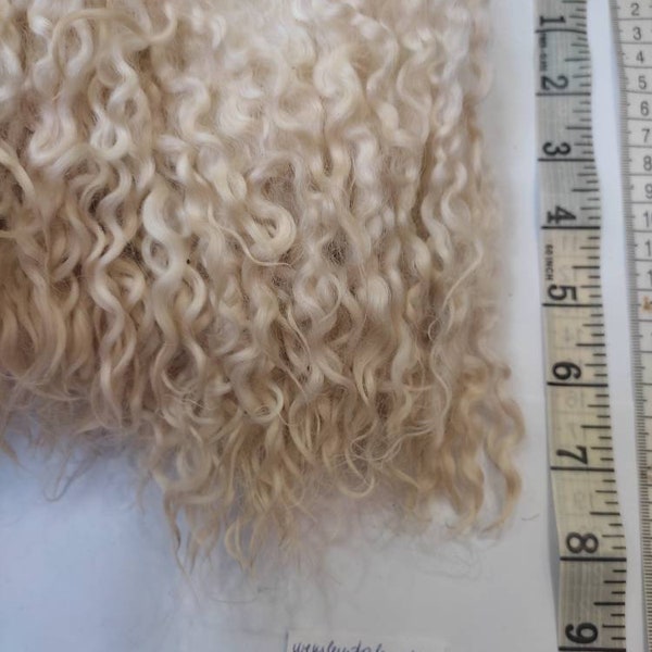 Wensleydale locks raw fleece natural wool washed fleeces WENSLEYDALE  shiny locks