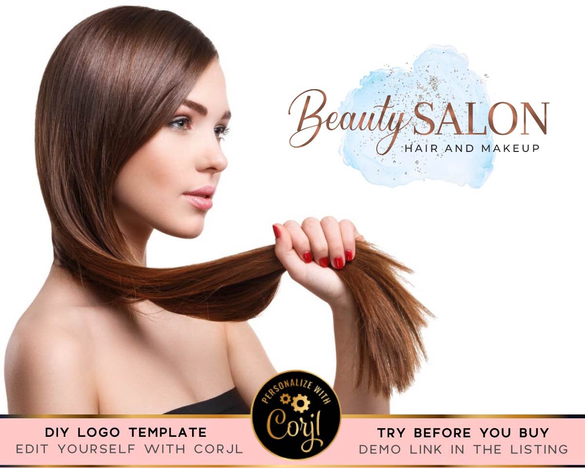 COPPER LOGO DIY Logo Design Edit Yourself Logo Template | Etsy