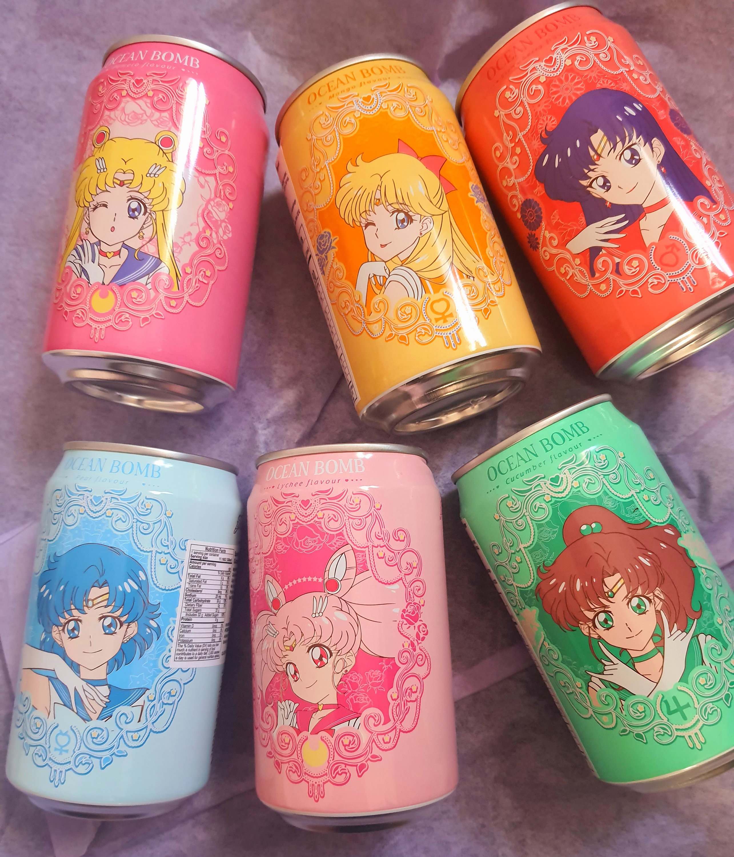 Anime Drinks Kawaii Cute Soda Sparkling Sailor Moon Box Free - Etsy Denmark