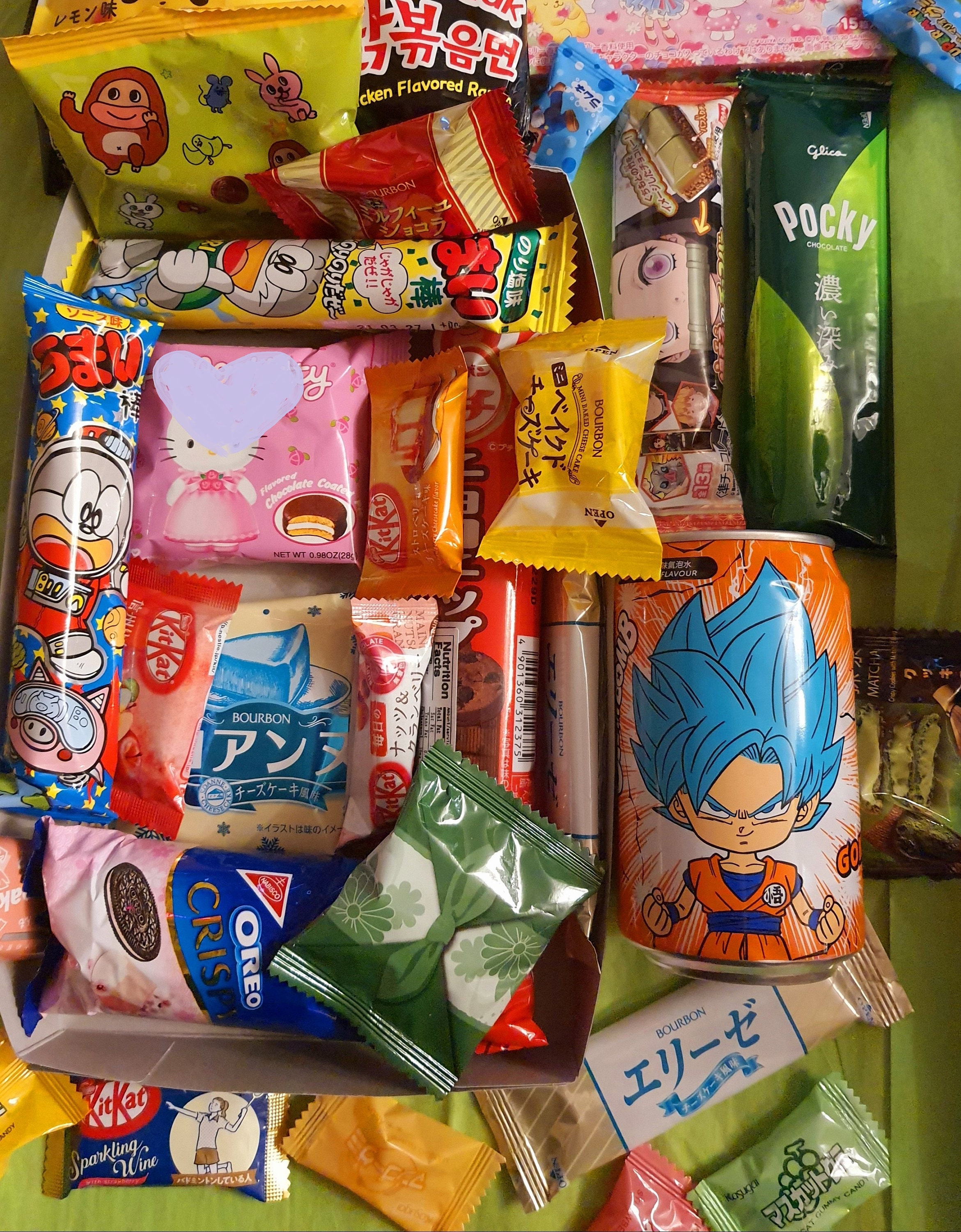 Asian Snack Box Full Size Snacks Premium Japanese Candy Anime Soda Perfect  for Birthday Holidays Valentine's Day Lunar Year Get Well Soon -  Canada