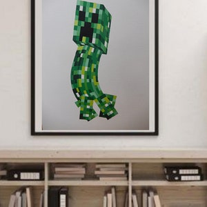 Pixel Gamer Print Digital Print from Original Painting