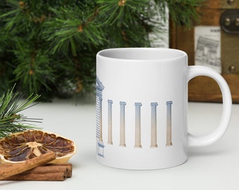 New! Seven Wonders of the World Coffee Mugs