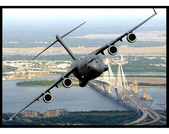 C-17 Charleston on Our Metallic  Print
