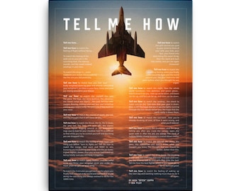 F-4 Phantom sunset on Canvas, ready for hanging. Vietnam Series.
