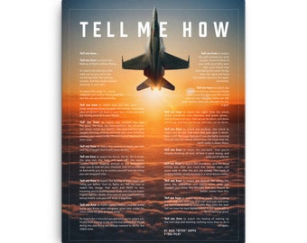 F-18 Hornet sunset on Canvas, ready for hanging