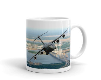 C-17 Charleston on our white ceramic mug.