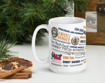 Weapons of the Air Force On Our White glossy mug