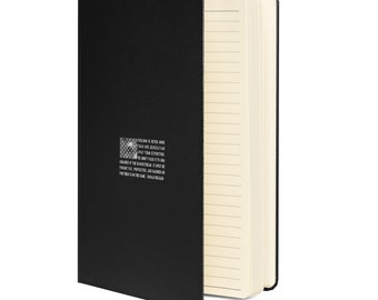 Hardcover bound notebook with Reagan's freedom quote