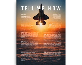 F-35A sunset on Canvas, ready for hanging