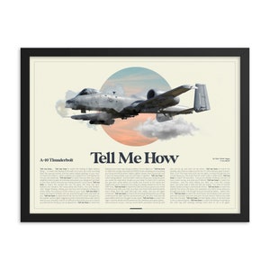 A-10 AirPower Portrait Framed