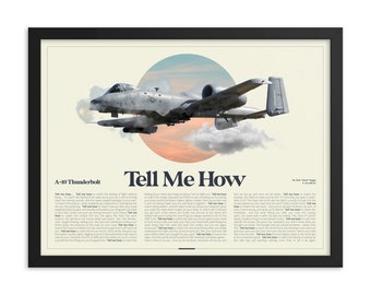 A-10 AirPower Portrait Framed