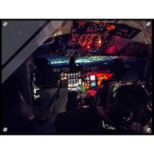 KC-135 Cockpit On Our Acrylic Print