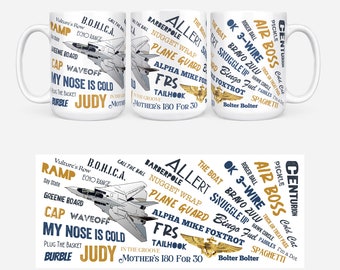 F-14 Tomcat with Say Again Words