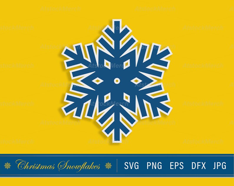 Download 2 Layer Christmas snowflake SVG / layered SVG/ digital ...
