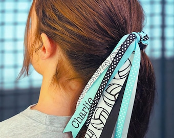 VOLLEYBALL Personalized Sport Hair Ribbons